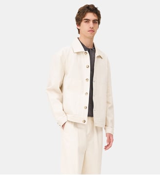 Veste workwear boxy Arizona Indigo - Noyoco - Écru