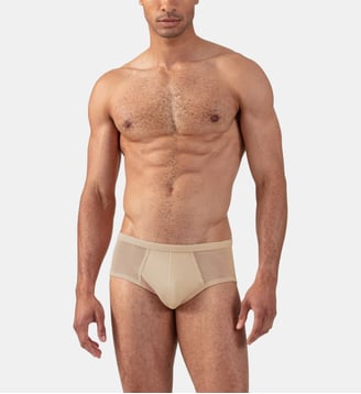 Slip Y-front en mesh - Ron Dorff - Nude