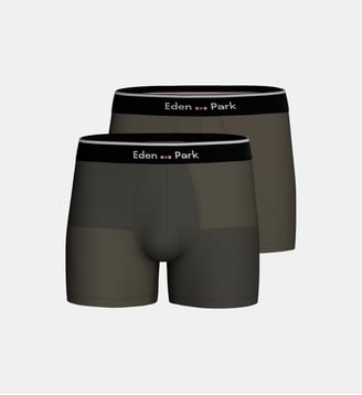 Pack 2 boxers avec motif Eden Park - Eden Park - Vert