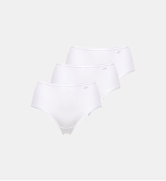 Lot de trois slips Simplement Coton B - Sans Complexe - Blanc