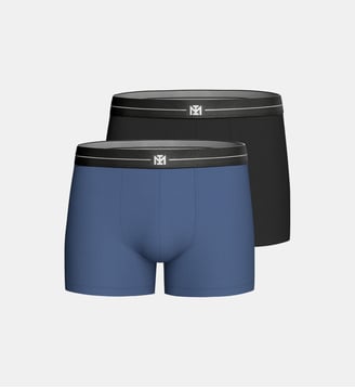 Pack 2 Boxers d'homme en Polyamide - Impetus - Bleu