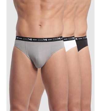 Lot de 3 Slips Homme Coton Stretch - Dim - Multicolore 3