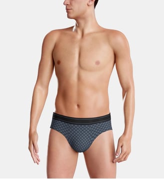 Slip imprimé en Coton Modal - Impetus - Gris