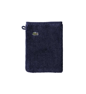 Gant de toilette  en coton - Lacoste Home - Marine
