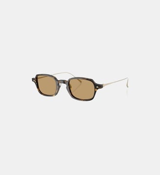 Lunettes de soleil Rectangulaire AR8227T - Giorgio Armani - Havane