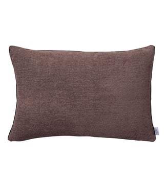 Housse de coussin unie en lin et velour, VOLTAIRE Alexandre Turpault