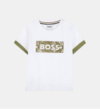 T-shirt à manches courtes - BOSS Kidswear - Blanc