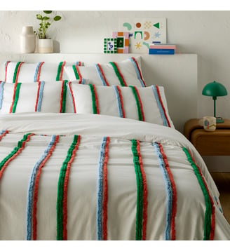 Housse de couette coton tufté La Redoute Interieurs