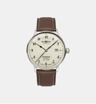 Montre automatique Hindenburg Beige Z-8056-5 - Zeppelin - Argenté