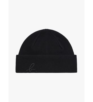bonnet Vincent en laine noir - Agnès b. - Noir