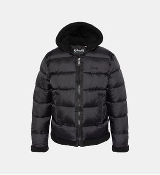 Doudoune enfant à capuche esprit bombardier Schott