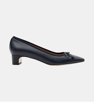 Cedar - Ballerines En Cuir Nappa Marine - Parallèle - Marine