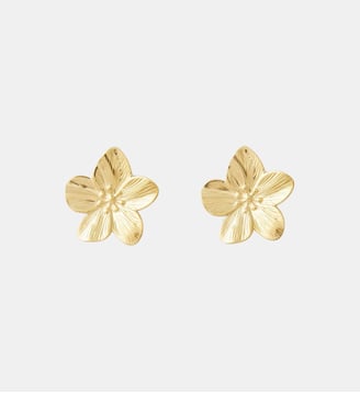 Boucles d'oreilles fleur acier inoxydable - Balaboosté - Doré