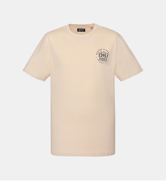 T-shirt imprimé 1903 Rider - Schott - Sable