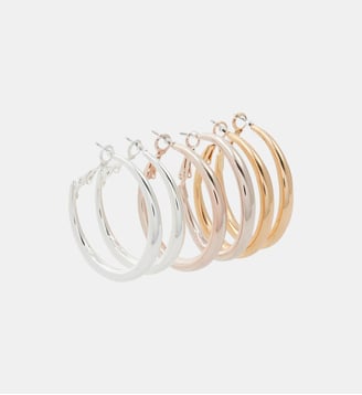 Set de 3 créoles assorties 38mm - Balaboosté - Argent