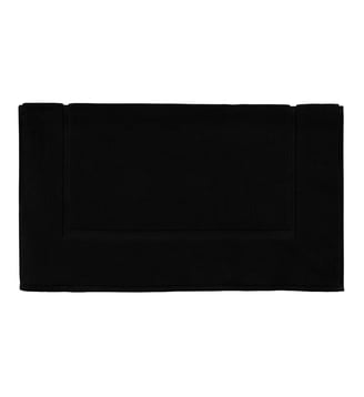 Tapis de bain uni en coton, 1000 gr/m², AQUA - Essix - Noir