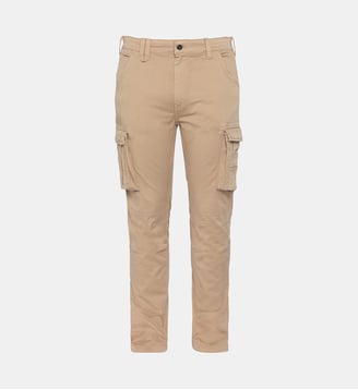 Pantalon cargo multipoches - Schott - Beige