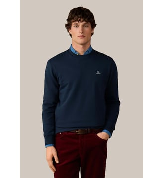 Sweat En Coton À Col Rond Avec Logo - Hackett London - Old navy