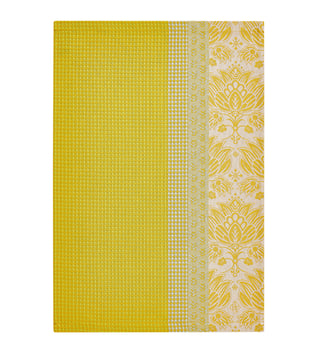 Essuie-mains Confitures 100% coton - Le Jacquard Francais - Jaune soleil