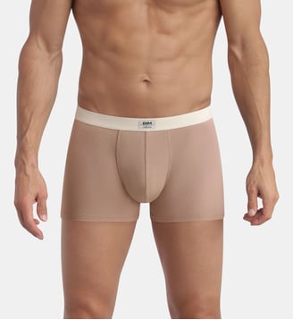Boxer homme en coton modal côtelé Elegant - Dim - Beige