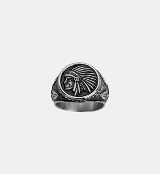 Bague Indien en Acier 316L - Phebus - Vintage