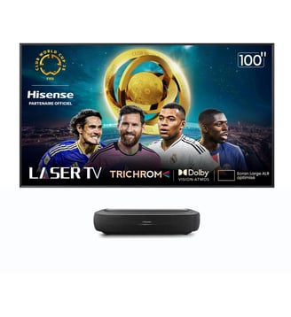 Vidéoprojecteur home cinéma 100L9HD Laser TV + écran ALR FRESNEL - Hisense - Standard