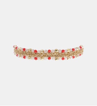Bracelet perles tissées réglable OLINDA - Hipanema - Corail