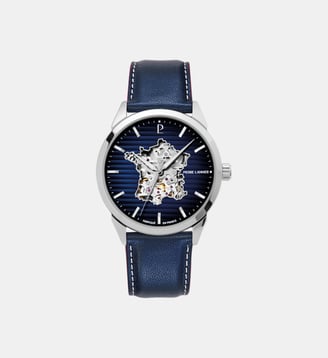 Montre automatique Monarck Argenté, Bleu foncé 316F166 - Pierre Lannier - Argenté