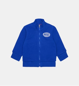 Sweat zippé avec logo Diesel Kids