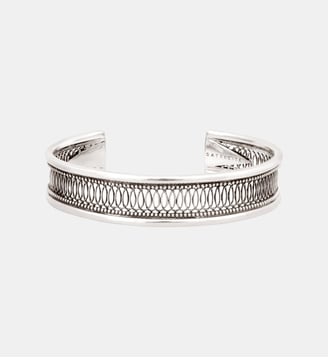 Bracelet souple ajustable   - Noor - Satellite - Argenté