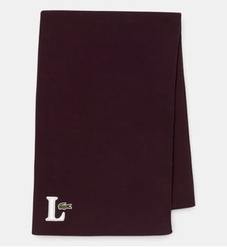 Écharpe laine mélangée - Lacoste - Marron