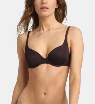 Soutien-gorge Corbeille Ampliforme Avec Armatures Invisifit - Dim - Marron