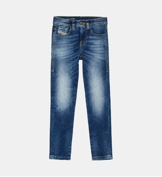 Jeans regular bleu moyen - 2010 - Diesel Kids - Denim bleu
