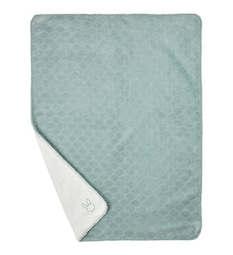 Couverture Supersoft Wavy - Nattou - Vert d'eau
