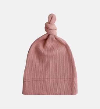 Bonnet de naissance - Mushie - Rouge