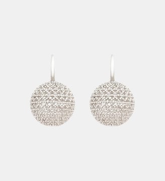 Boucles d'oreilles dormeuses   - Betty - Satellite - Argenté