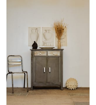 Buffet en métal Gustave N°405- Produit chiné - Debongout - Gris