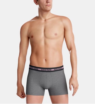 Boxer uni en coton - Eden Park - Gris foncé