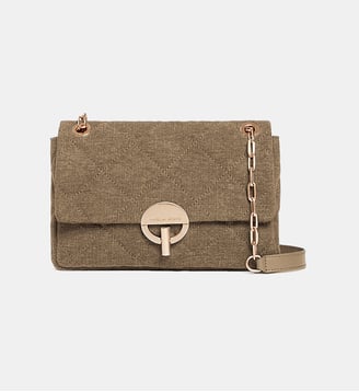 Grand Sac Moon En Lin - Vanessa Bruno - Kaki