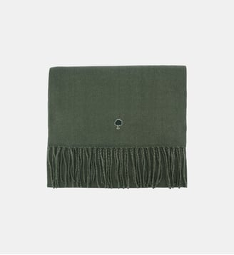 Écharpe en tissu sergé - Faguo - Kaki et vert