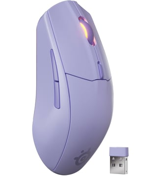 Souris Gamer Sans Fil Rival 3 WL Gen 2 Lavande - Steel Series&nbsp; - Violet