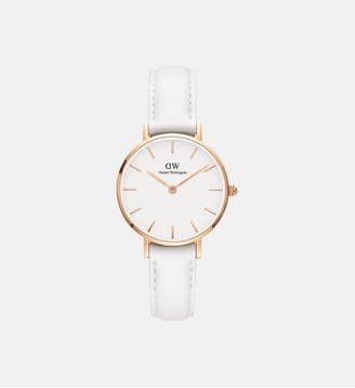 Montre Petite Blanc DW00100249 - Daniel Wellington - Doré rosé