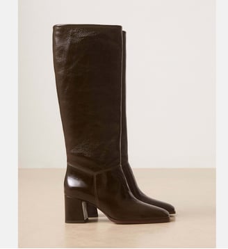 Bottes en cuir vernis Numéro 109 - Rivecour - Kaki