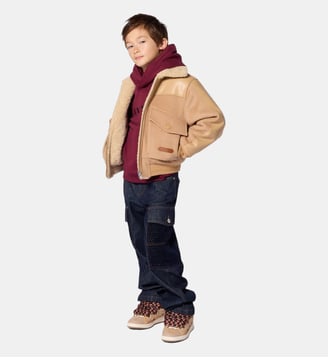 Sweat à capuche - Lanvin Kids - Pourpre