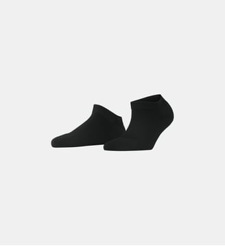 Socquettes ClimaWool Laine Vierge - Falke - Noir basic