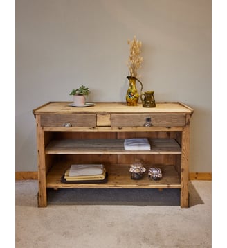 Authentique comptoir de métier Fernand N°294- Produit chiné - Debongout - Bois clair