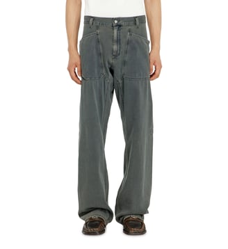 Relaxed Jeans Regular Waist D-Zeta - Diesel - Gris