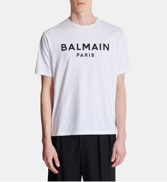 T-shirt imprimé Balmain Paris - Balmain - White