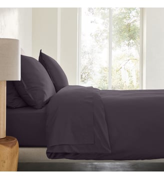Housse de couette en satin de coton lavé 200 fils AM.PM