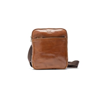 Sacoche à bandoulière en cuir Cambridge - Rodd & Gunn - Cognac